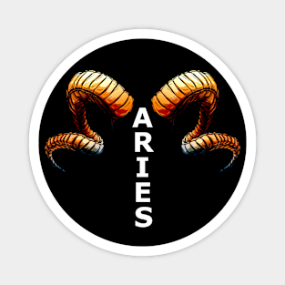 Aries Horns Magnet